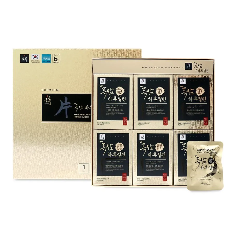 Sliced Black Ginseng 120 g — GEUMHEUK ginseng product