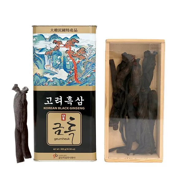 Korean Black Ginseng, Extra-Large (7 roots) — GEUMHEUK ginseng product