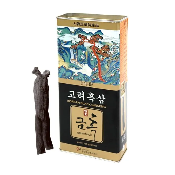 Korean Black Ginseng, Extra-Large (10 roots) — GEUMHEUK ginseng product