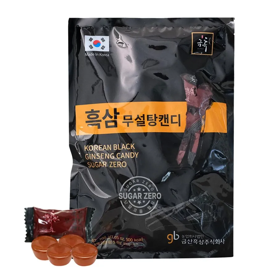 Sugar-Free Black Ginseng Candy — GEUMHEUK ginseng product