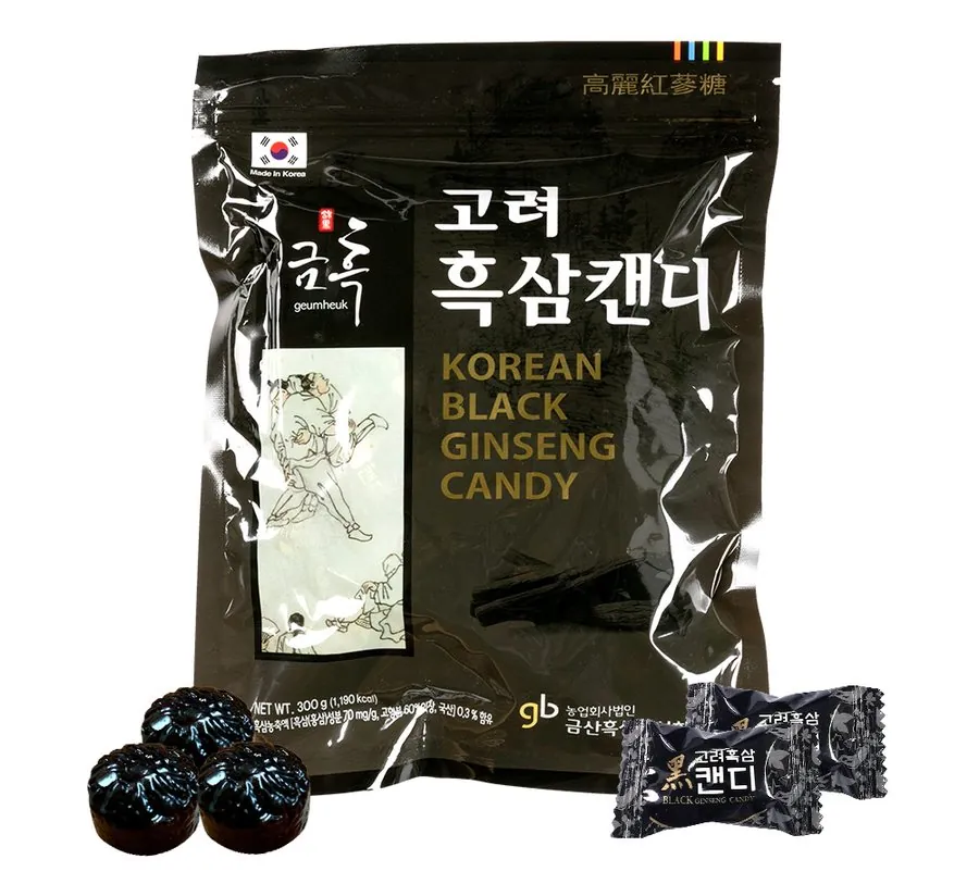 Korean Black Ginseng Candy — GEUMHEUK ginseng product