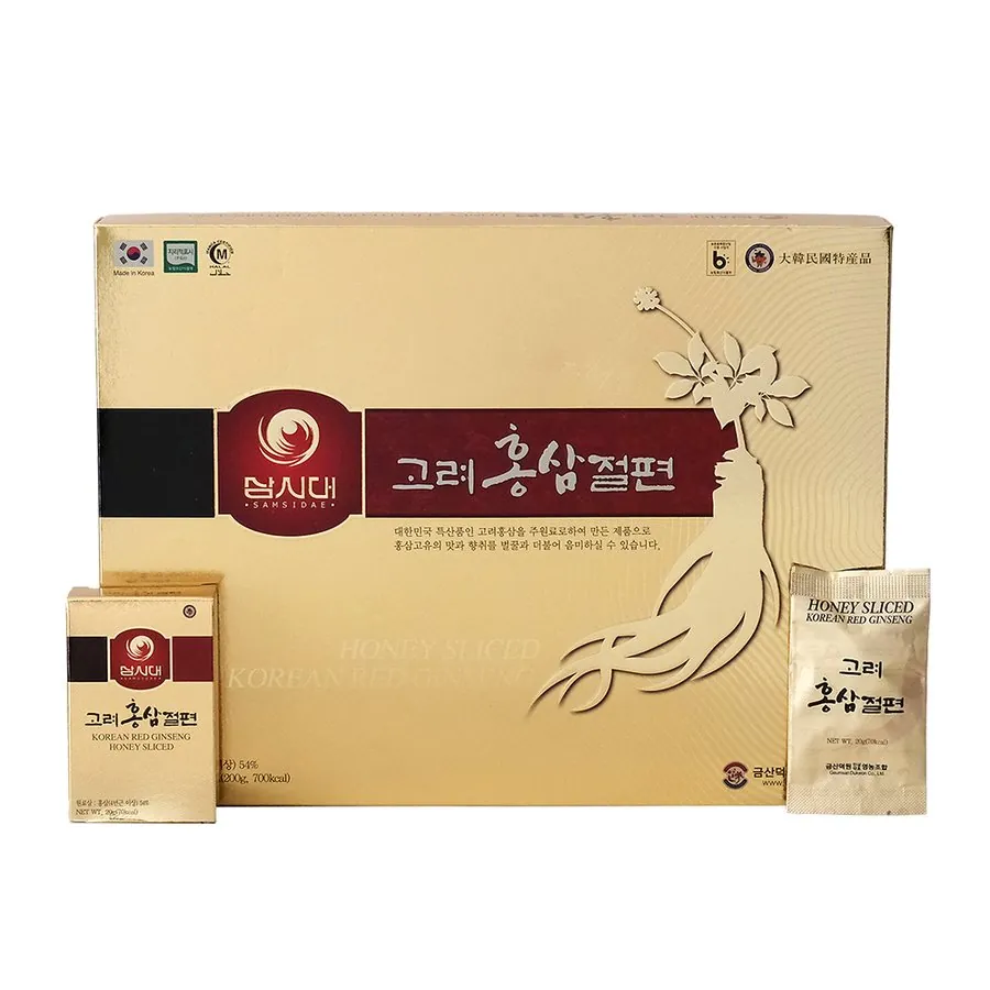Sliced Korean Red Ginseng 200 g — GEUMHEUK ginseng product