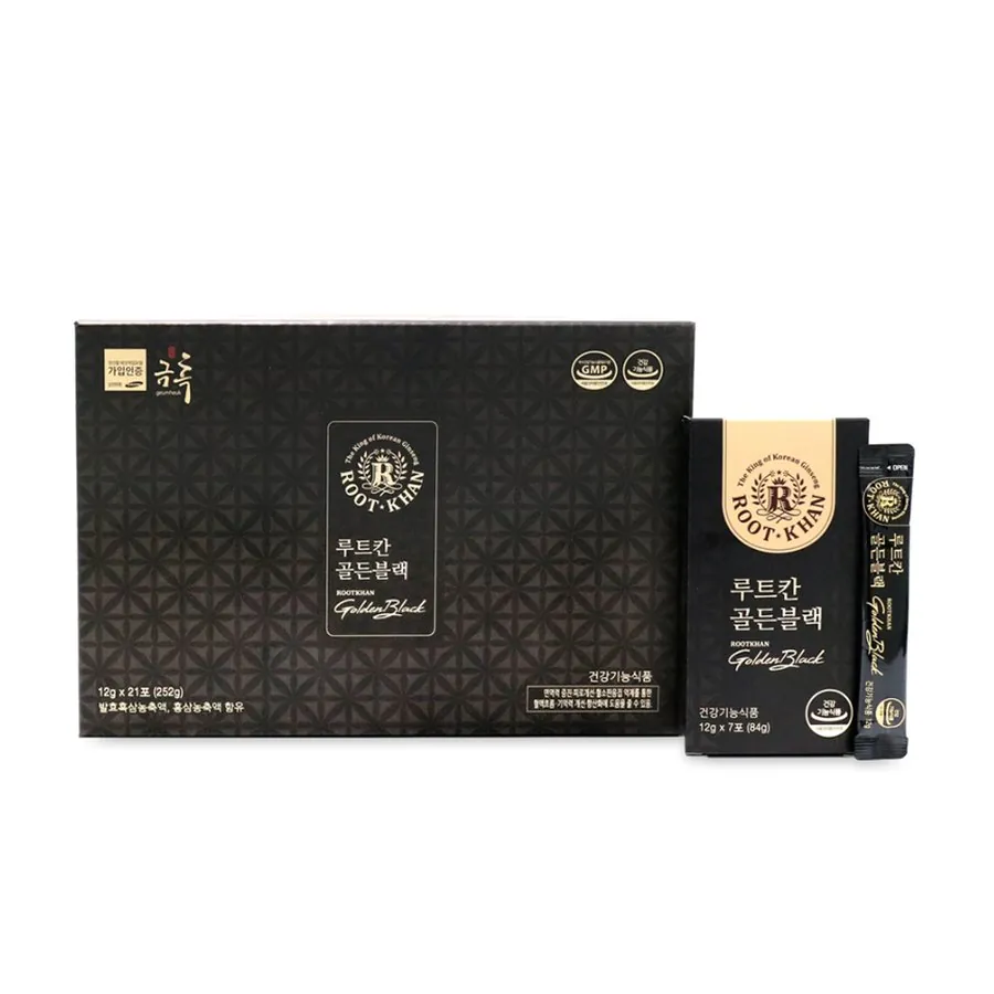 Rootkan Golden Black, 21 sticks — GEUMHEUK ginseng product