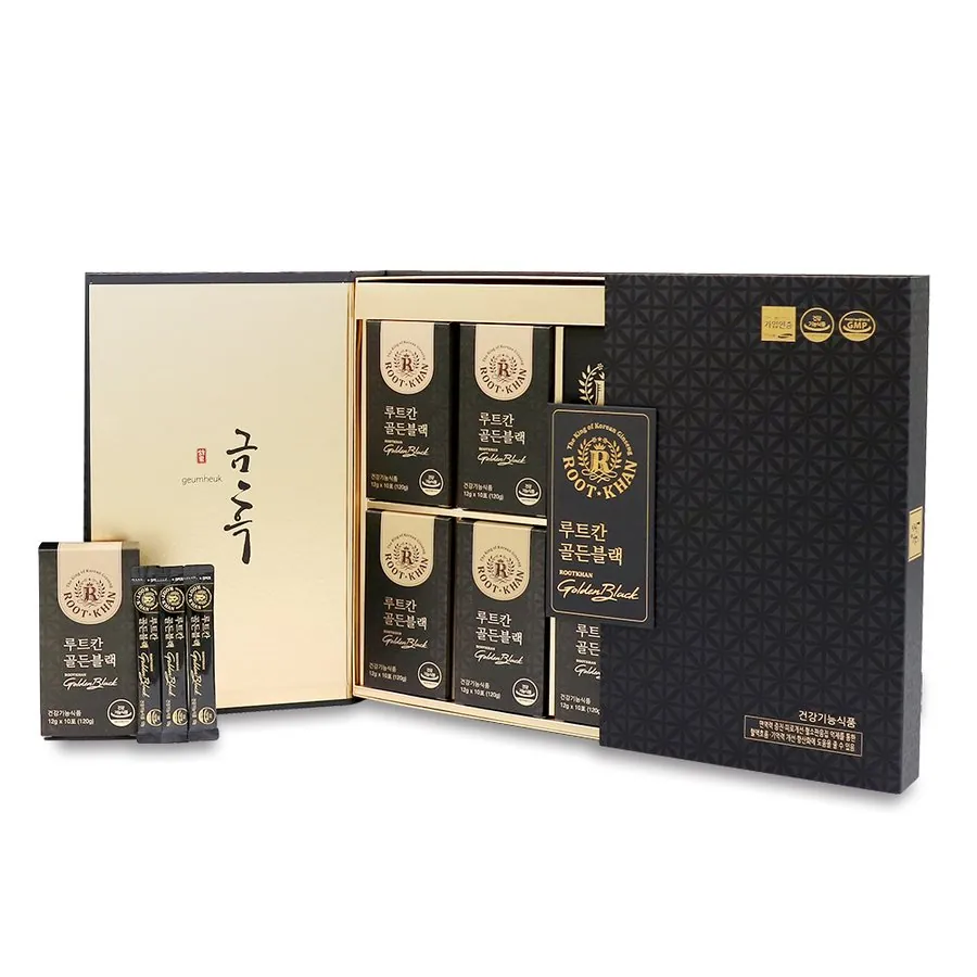 Rootkan Golden Black, 90 sticks — GEUMHEUK ginseng product