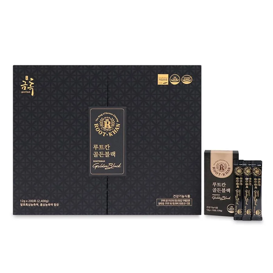 Rootkan Golden Black, 200 sticks — GEUMHEUK ginseng product